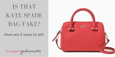 how to spot fake kate spade bag|authentic kate spade bag.